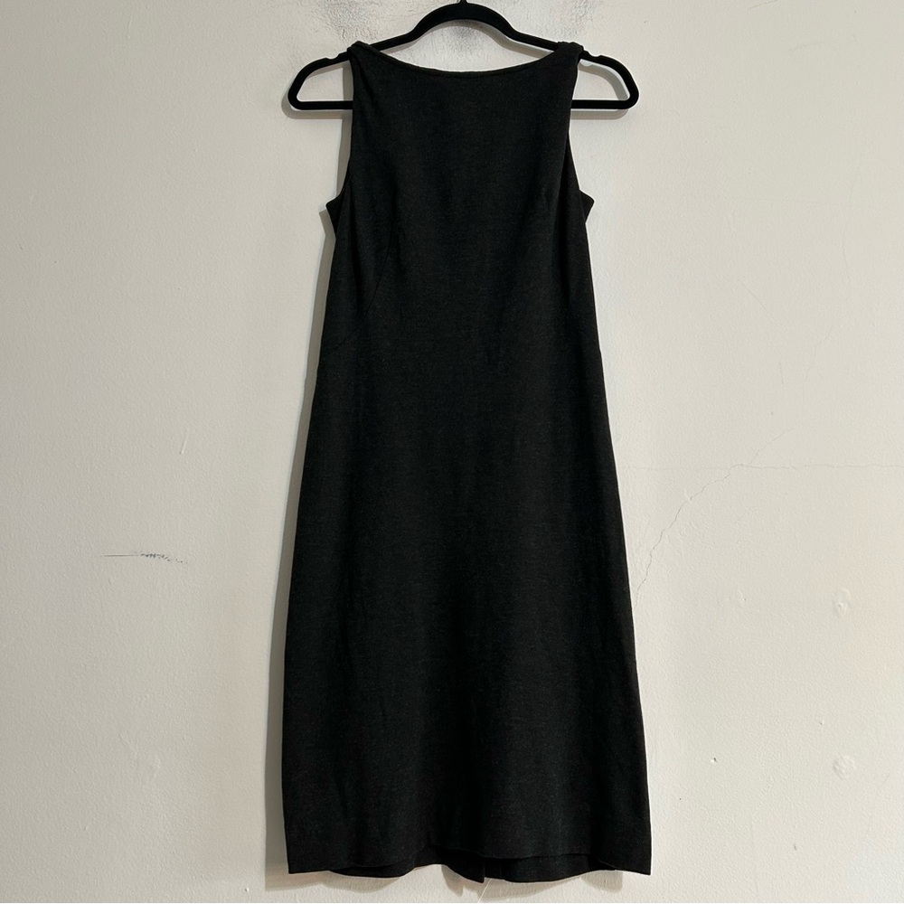 MM LaFleur Lydia Sheath Mini Dress Charcoal Size 8 Office Event Cocktail